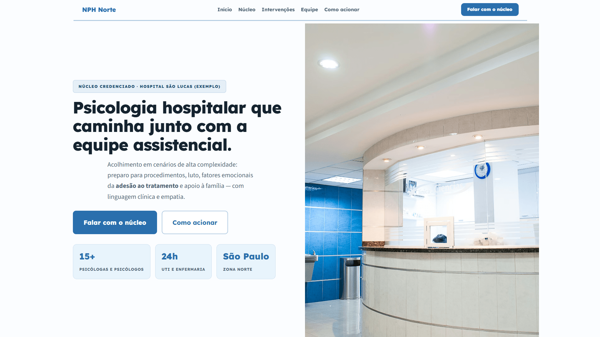 Pré-visualização: NPH Norte — Psicologia Hospitalar